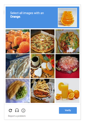 reCAPTCHA V2 画像選択